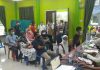 Tim gusus tugas percepatan penanganan covid-19 Kabupaten karimun saat meninjau proses vaksinasi di Puskesmas Tanjungbatu, Kundur
