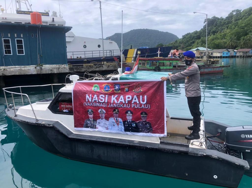 Satpolairud Polres Kepulauan Anambas Melaksanakan Kegiatan ″Nasi Kapau″