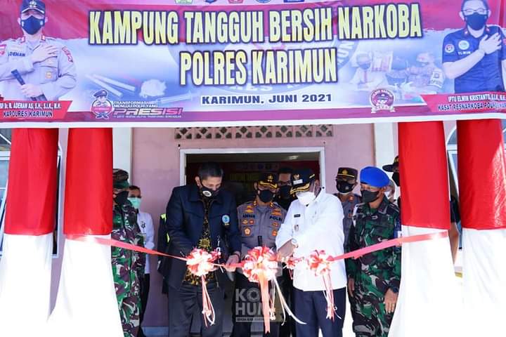 Kelurahan Sei Lakam Timur Diresmikan Sebagai Kampung Tangguh Bersih Narkoba