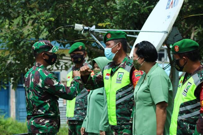 Kunjungan Perdana Dandim 0318/Natuna Letkol Arm Asep Ridwan Ke Anambas