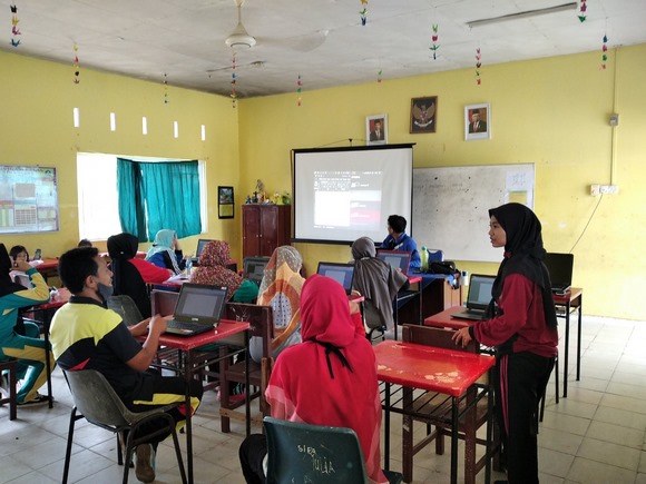 Mahasiswa Kampus Mengajar Angkatan I di SDN 010 Kundur