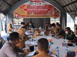 Rakor Satgas penanganan covid-19 di Inhil