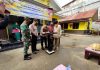 Kapolres Inhil saat Resmikan bangunan Mapolsek Kateman