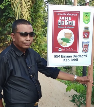 Kepala Dinas Perdagangan dan Perindustrian (Disdagtri) kabupaten Indragiri Hilir Dhoan Dwi Anggara