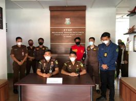 Penetapan tersangka sasalahsatu staf desa Tarempa Barat Daya, oleh Cabjari Tarempa