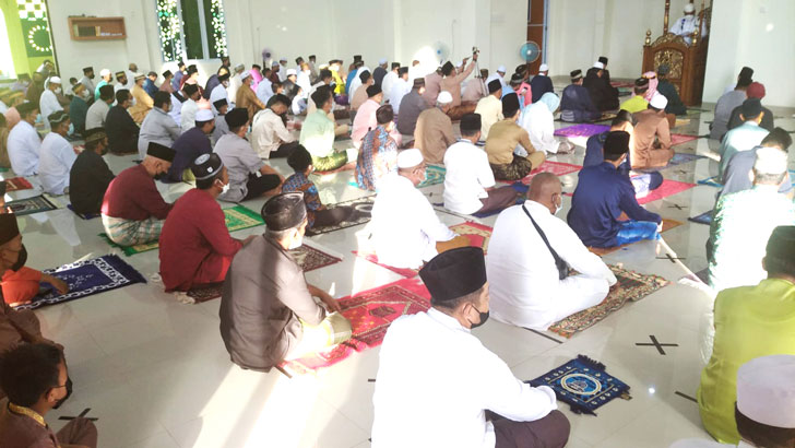 Idul Adha 1442 H, Masjid Hijr Ismail Islamic Centre Kundur Sembelih 8 Hewan Kurban