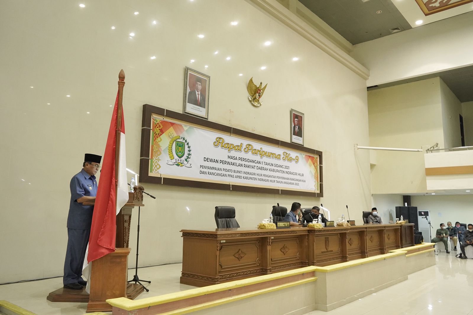 (Foto Galery) DPRD Inhil Rapat Paripurna ke 9 Terkait Pengantar Penyerahan KUA dan PPAS