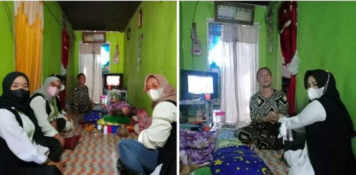 Gerakan Sosial Sepuluh Ribu (GASEBU) Emak-emak Membantu Kaum Dhuafa yang Sedang Sakit