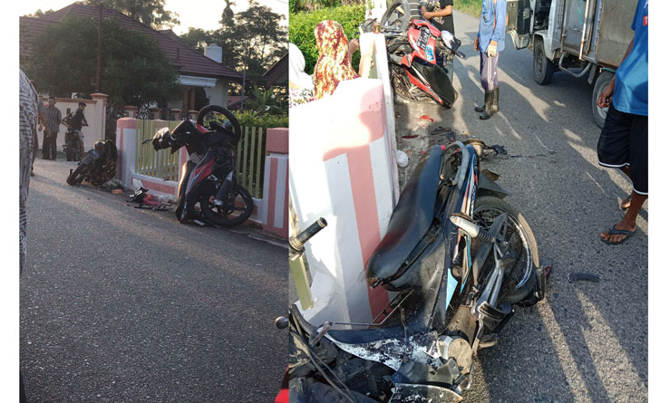 Kecelakaan Dua Sepeda Motor, Kedua Korban Alami Patah Tulang Rahang