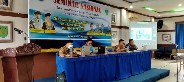 STMIK Indragiri Gelar Seminar Nasional dengan Tema Trend Revolusi Industri 4.0 dan Society 5.0 Dalam Rangka Transformasi Digital