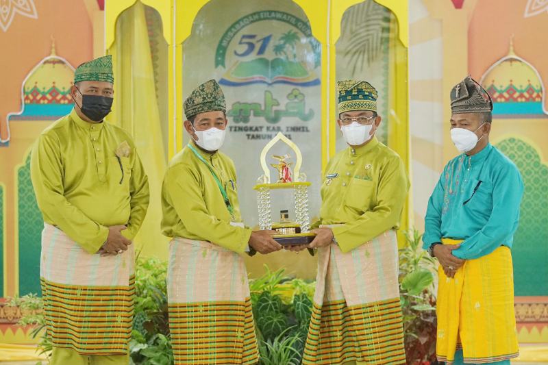 Diikuti 20 Kecamatan, Bupati HM Wardan Buka Secara Resmi MTQ Tingkat Kabupaten Inhil Ke-51 Tahun 2021