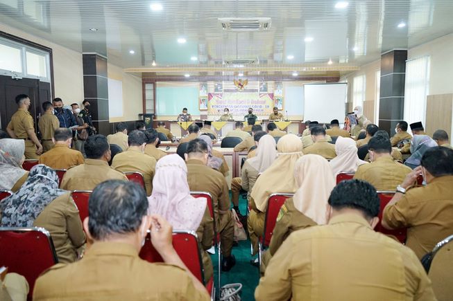 Rapat percepatan penanganan covid-19