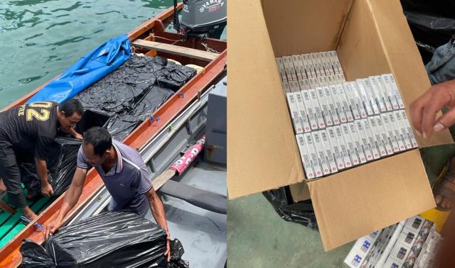 Bea Cukai Batam Amankan 488.000 Batang Rokok Ilegal Di Perairan Barelang