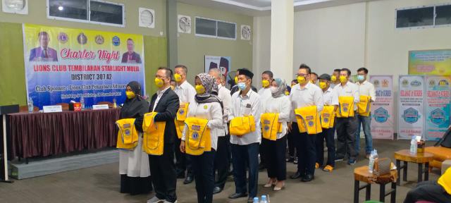 Pengurus Organisasi Lions Clubs Tembilahan Starlight Mulia, District 307 A2 Resmi Dilantik