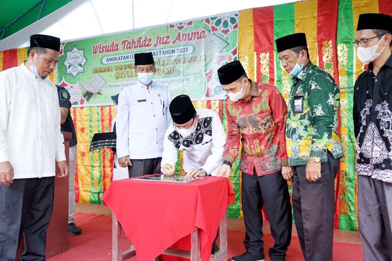 Bupati Inhil Resmikan Rumah Tahfidz Qur’an Ja’Fariyah