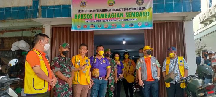 Lions Clubs Internasional District 307 A2 Indonesia Salurkan sembako