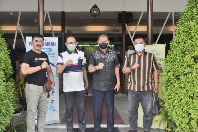 Pertemuan Wabup H Syamsudin Uti dengan BNN Prov Riau di Pekanbaru