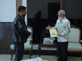 Bupati H Surya saat menerima audiensi dari PHDI Asahan