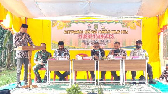 Kades Sialang Panjang Tampung Usulan Pada Musrembangdes Tahun 2023