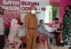 Koramil Palmatak dalam pengamanan vaksinasi