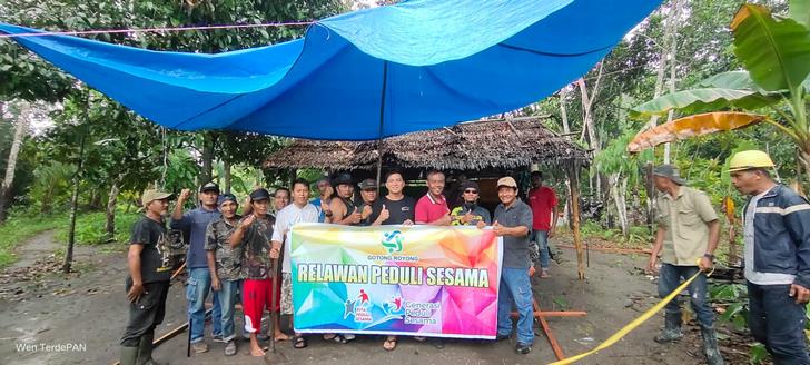 Pertama Kalinya di Pulau Kundur, Relawan Aksi Peduli Bangun Rumah Layak Huni Pertama Kalinya di Pulau Kundur, Relawan Aksi Peduli Bangun Rumah Layak Huni