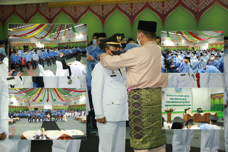 (FOTO) Bupati Lantik 295 Orang Pejabat Dilingkungan Pemkab Anambas