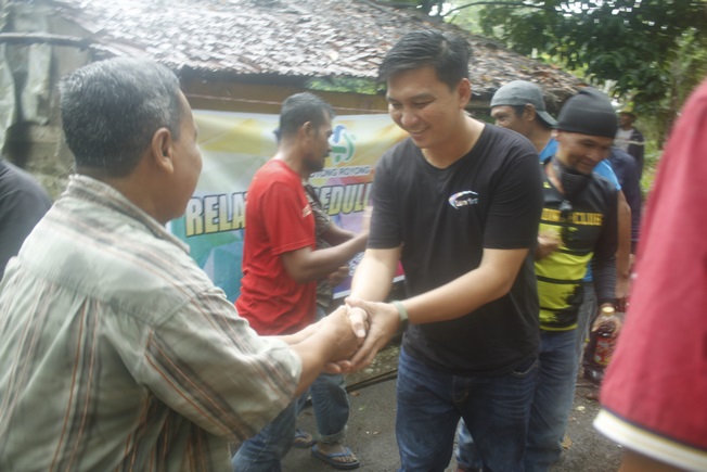 Satriadi alias Wen, dilokasi pembangunan rumah layak huni