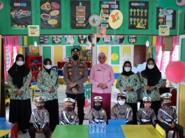 Vaksinasi Covid anak TK Bhayangkari