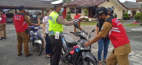 Polsek Kundur, Kuba/Kuta dan Aparat Gabungan, Gelar Razia Penertiban Pajak Kendaraan Bermotor