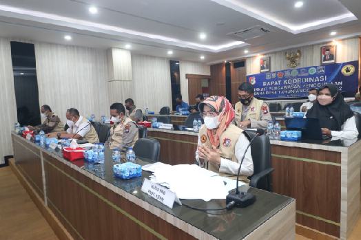Rakor UPP Provinsi Kepri Bersama Instansi Terkait Dalam Pengawasan Dana Desa T.A 2022