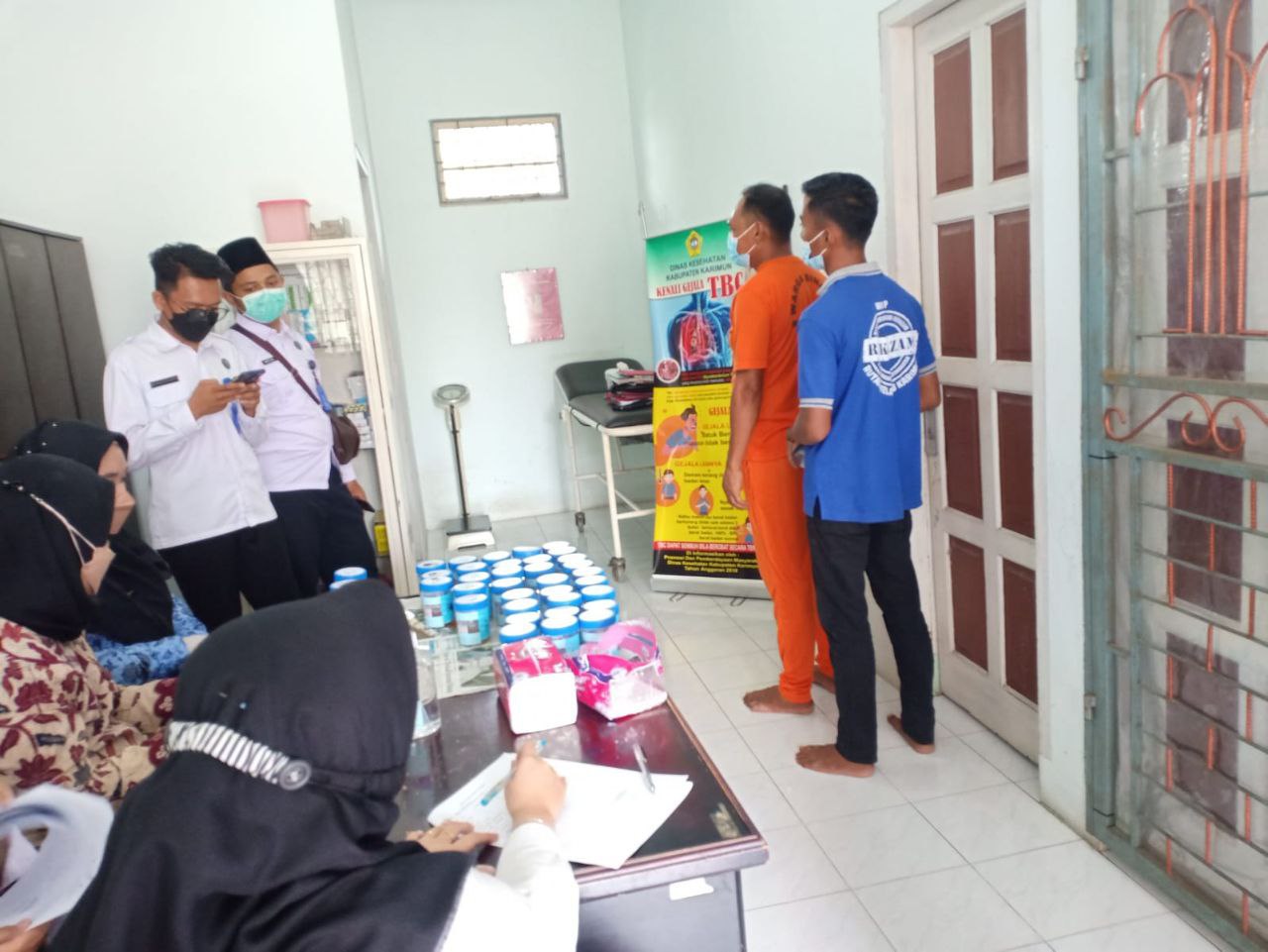 67 Warga Binaan dan Mita Rutan Karimun Tes Urine Narkoba