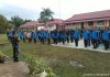 Kodim 03/Tpl, Kapten Inf Riswanto, saat mengisi materi pada Penutupan Pelatihan P5BK di SMK Negeri 1 Kempas