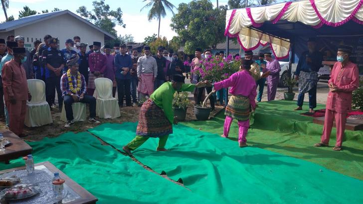 Penyambutan Muhammad Rudi di Mata Air Desa Kundur