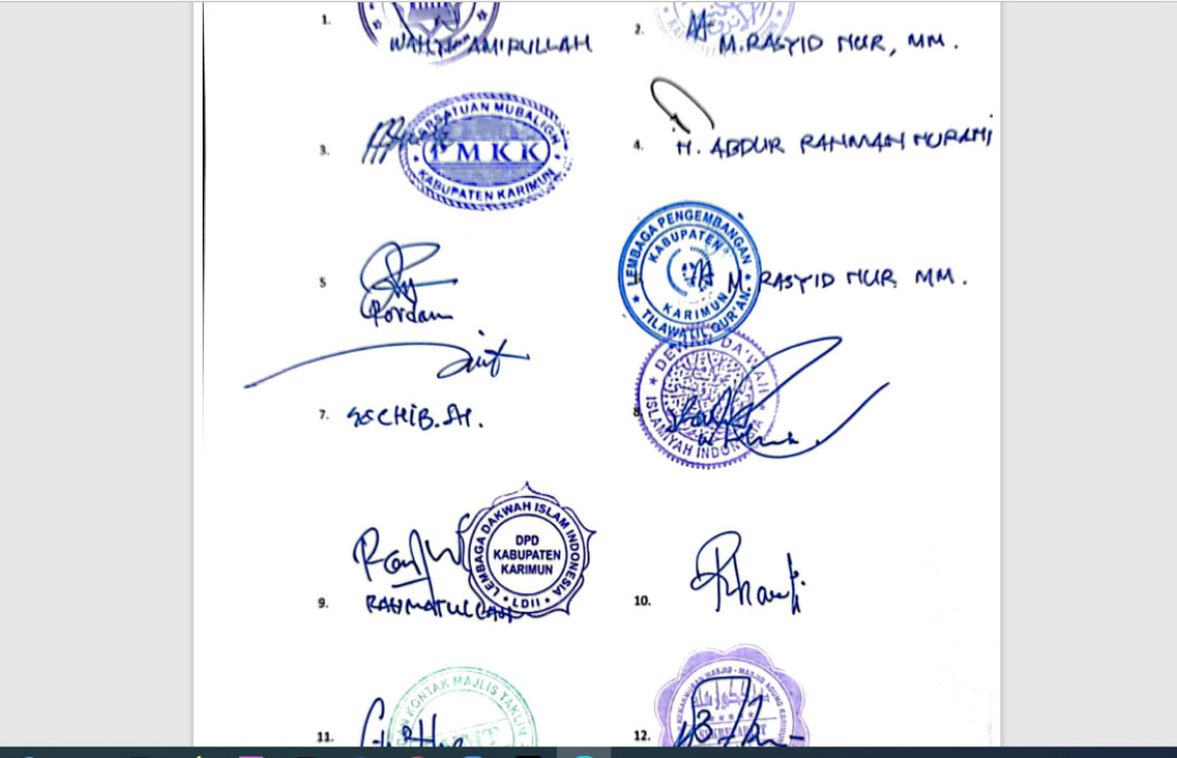 Warga Karimun Ikut Beri Pernyataan Sikap dan Copot Yaqut Dari Jabatan Menteri Agama Warga Karimun Ikut Beri Pernyataan Sikap dan Copot Yaqut Dari Jabatan Menteri Agama
