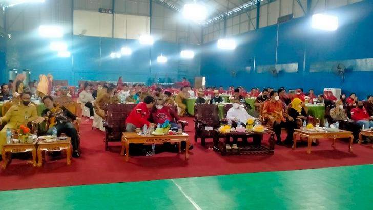 Acara Pengukuhan PBB di gedung Feroza Tanjungbatu