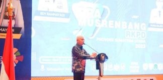 Bupati Asahan Paparkan Dukungan Kabupaten Asahan dalam percepatan pelaksanaan 8 prioritas Pembangunan dan 54 Kegiatan Strategis Daerah Provinsi Sumatera Utara
