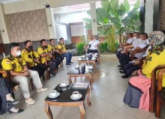 Bupati Asahan Sambut Kunjungan Audiensi Angkatan Muda Partai Golkar (AMPG) Kabupaten Asahan.