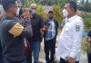 Gubernur Kepri, H ansar Ahmad saat diwawancari wartawan