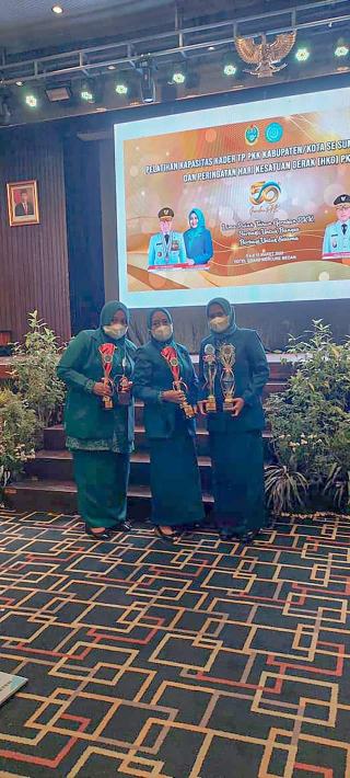 Tim Penggerak PKK Kabupaten Asahan Raih 5 Penghargaan