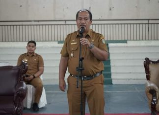Wakil Bupati Asahan hadiri dan sampaikan pidatonya pada acara silaturrahmi Dinas Lingkungan Hidup Kabupaten Asahan