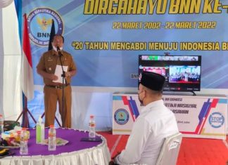 Wakil Bupati Asahan Hadiri dan Sampaikan Ucapan Selamat Ulang Tahun Kepada BNN beserta seluruh jajaran yang Ke 20 Tahun.