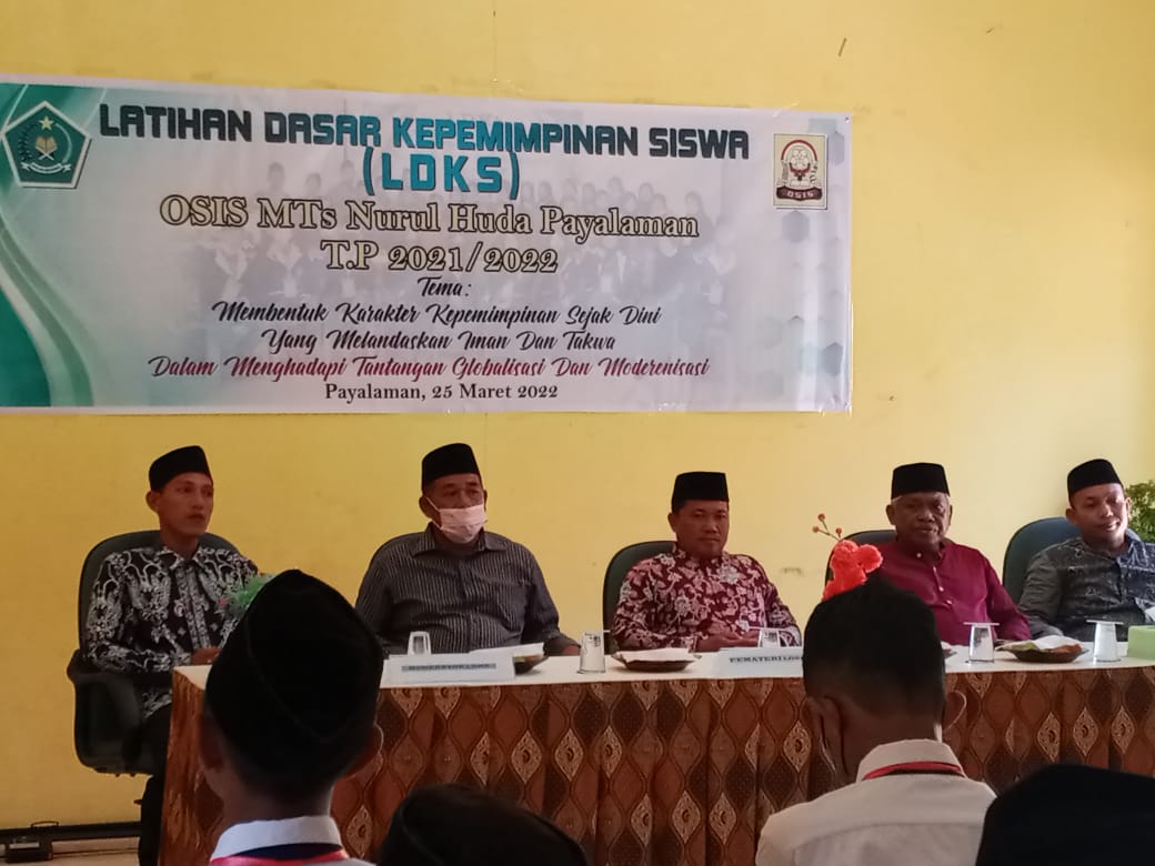 Latihan Kepemimpinan, MTS Nurul Huda Berlangsung Selama 3 Hari