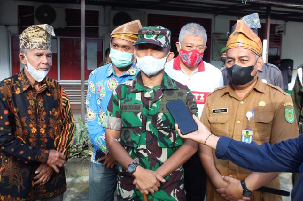 Kodim 0314/Inhil Gelar Donor Darah Dan Vaksinasi Booster Bagi Masyarakat Umum