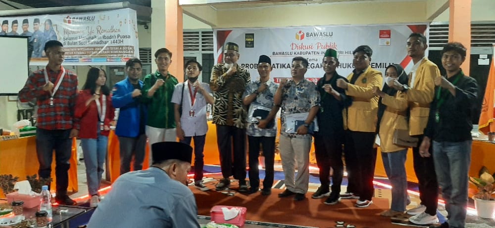 Menjelang Pemilu 2024 Bawaslu Inhil Gelar Diskusi Publik