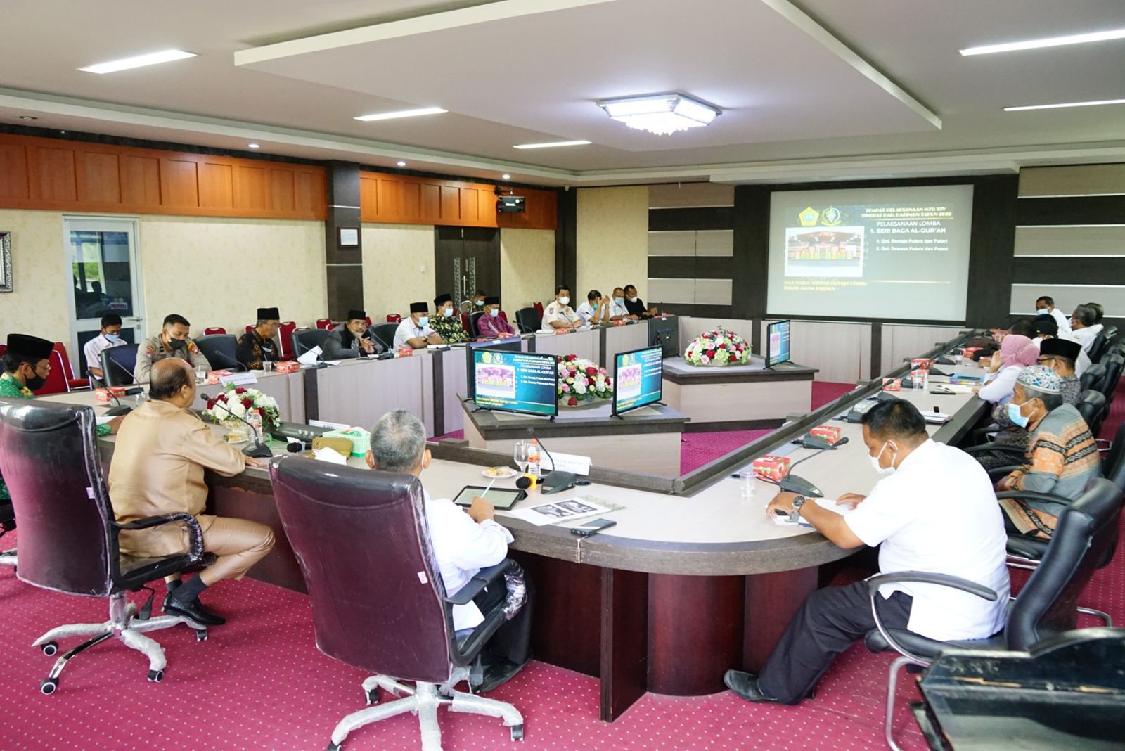 Wabup Pimpin Rapat Persiapan MTQ Kabupaten Karimun 2022, Digelar Akhir Maret di Masjid Agung Karimun