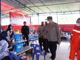 Kapolres Karimun AKBP Tony Pantano, Buka Gerai Vaksinasi Presisi di PT Saipem Kapolres Karimun AKBP Tony Pantano, SIK, SH