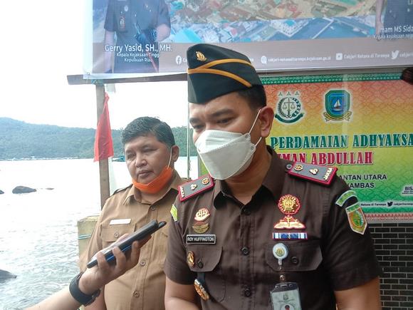 Cabang Kejaksaan Negeri Natuna Di Tarempa Melakukan Sosialisasi Pembentukan Kampung Restorative Justice (RJ)