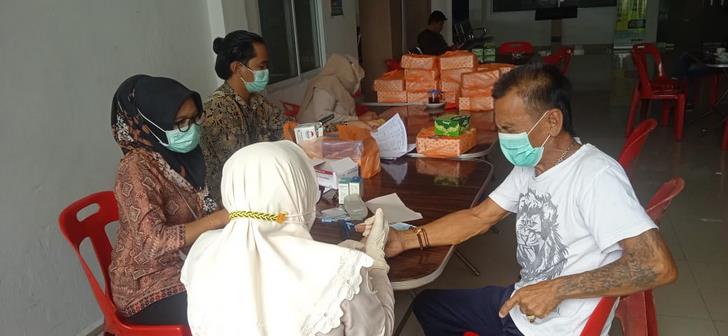 Sebanyak 89 Orang Pekerja Pelabuhan Diambil Sample Darah dalam Pencegahan Dini HIV/AIDS