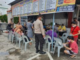 Polres Karimun Buka Vaksinasi Massal Dosis Booster di Foodcourt 22 Balai Karimun Vaksinasi massal dosis booster