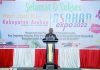 Bupati Asahan menyampaikan arahan dan bimbingan nya pada Pagelaran Asahan Expo Hari Jadi Kabupaten Asahan Ke 76